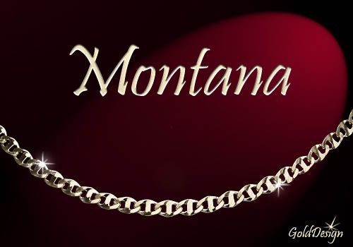 Montana řetízek - řetízek zlacený